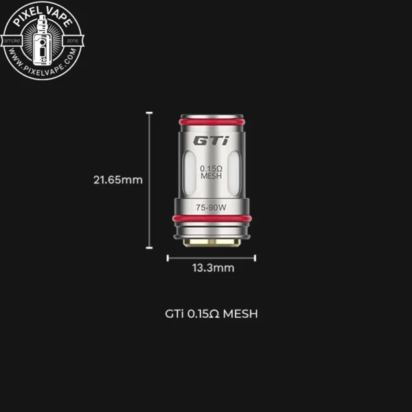 ابعاد کویل ویپرسو GTI 0.15 اهم مش