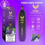 خرید پاد فینیکس 6000 پاف انگور یخ قیمت FINIX 6000 Puffs Grape Ice بررسی پاد یکبارمصرف فینیکس انگور یخ پاد سیستم 6000 پاف فینیکس قابل شارژ خرید اینترنتی فینیکس انگور یخ 6000 پاف طعم لیمو آبنباتی در پاد FINIX 6000 پاد یکبارمصرف فینیکس اورجینال