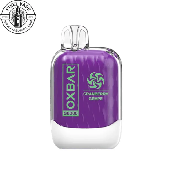 Oxbar Blueberry Grape 8000 Puffs Disposable Pod، Mixed Berry & Grape Flavor، Rechargeable Vape، پاد بلوبری انگور اوکسبار ،پاد یکبار مصرف 8000 پاف ذغال اخته انگور اوکسبار