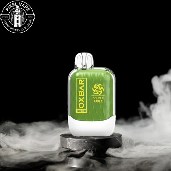 Oxbar Duble Aple 8000 Puf Disposble Pod، Rechargable، Double Aple Flavor، پاد دوسیب اکس بار