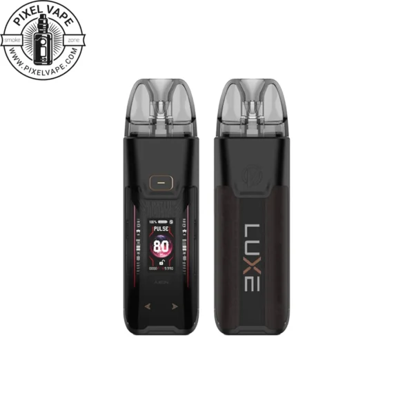 Vaporesso Luxe XR Max 2 Dark Black PodMod - پادماد ویپرسو لوکس ایکس آر مکس 2 چرم مشکی، پادماد Vaporesso LUXE XR MAX 2 - ویپ 80 واتی با فناوری هوشمند و باتری قدرتمند