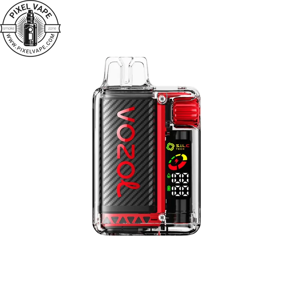 Vozol 20000 Puffs Raspberry Watermelon Pod - پاد یکبار مصرف وزول 20000 پاف تمشک هندوانه (قابل شارژ)