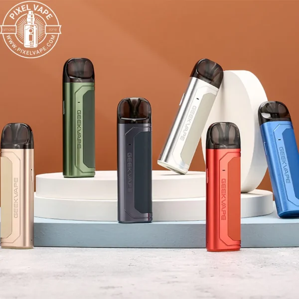 خرید پاد گیک ویپ AU KIT، AU KIT POD Vape Device - Ergonomic Design & Long-Lasting Battery، GEEKVAPE AU KIT - Anti-Scratch & Shockproof Pod System، AU KIT Vape Kit - Perfect for MTL & RDL Vaping Styles ، POD System, Leak-Resistant, Type-C, Compact, MTL/RDL, LED Display, Salt Nicotine, Shockproof