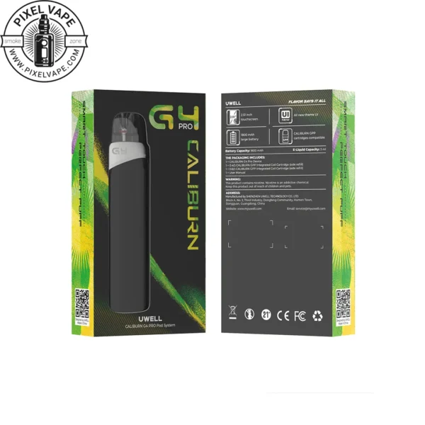 UWELL Caliburn G4 Pro PodSystem Package - جعبه پادسیستم یوول کالیبرن جی4 پرو