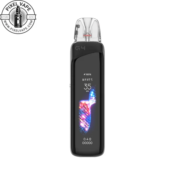 خرید UWELL Caliburn G4 Pro Stripe Black PodSystem - خرید پادسیستم یوول کالیبرن جی4 پرو مشکی
