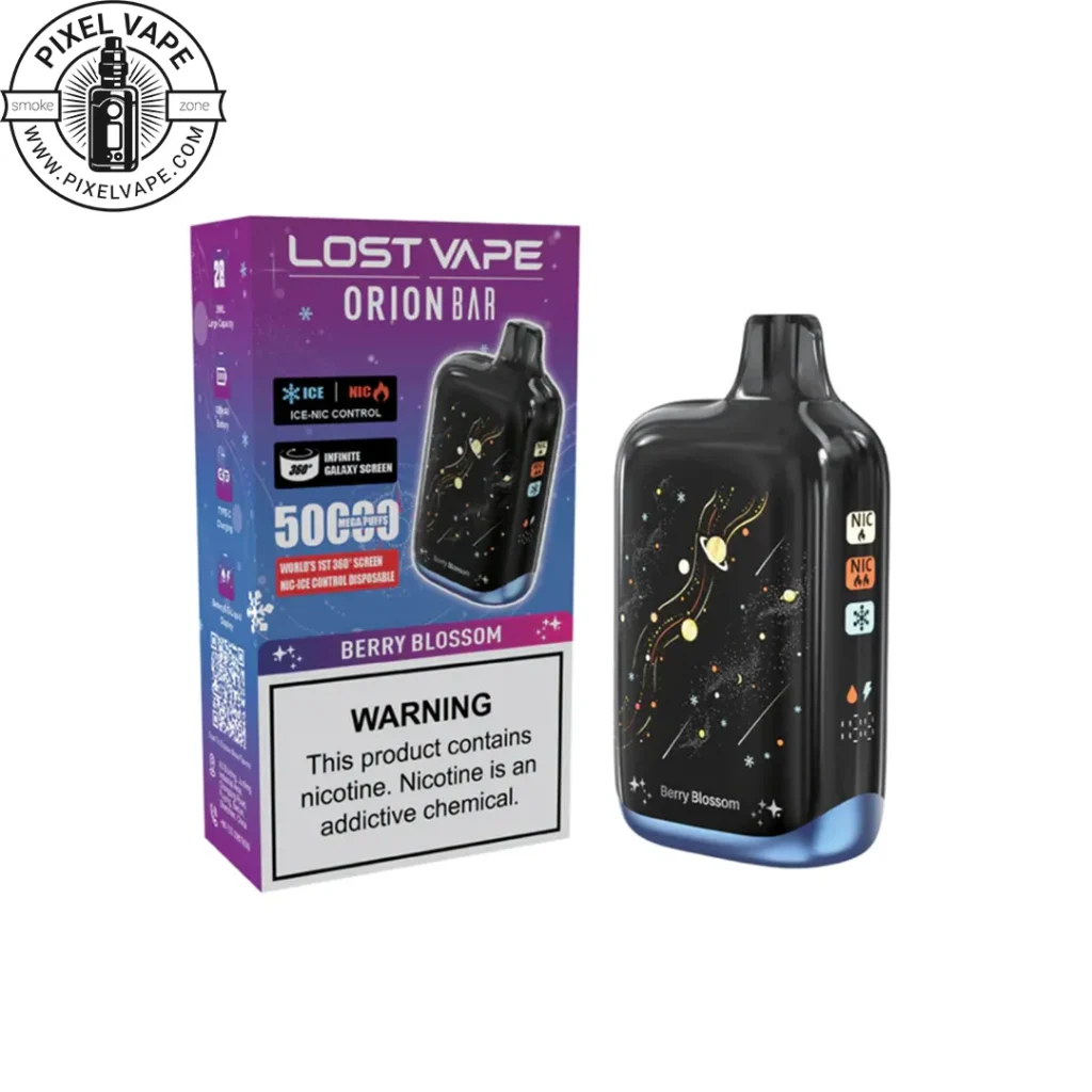Lost Vape 50000 Puffs Berry Blossom Pod - پاد یکبار مصرف لاست ویپ 50000 پاف تمشک (قابل شارژ)