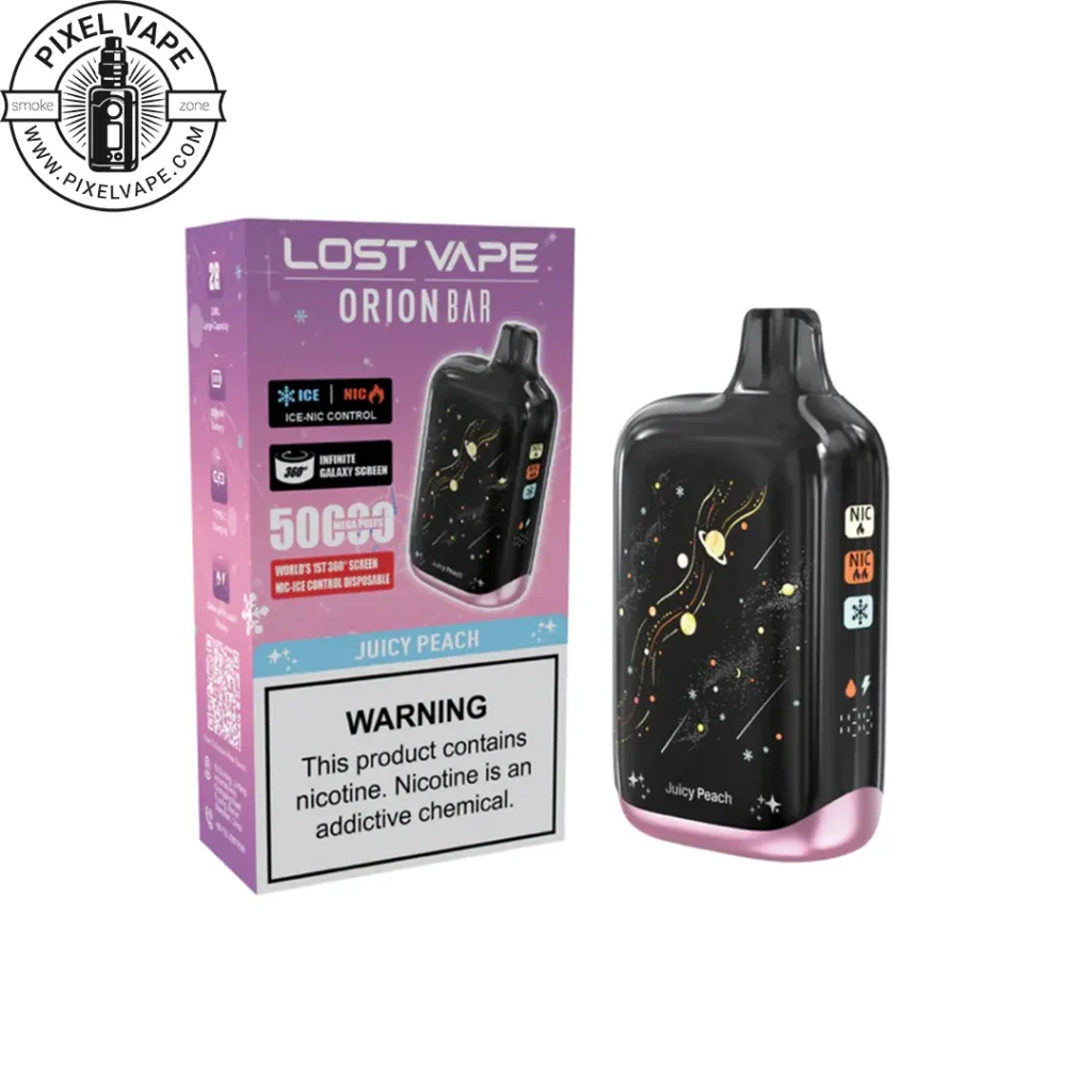 Lost Vape 50000 Puffs Juicy Peach Pod - پاد یکبار مصرف لاست ویپ 50000 پاف هلو (قابل شارژ)