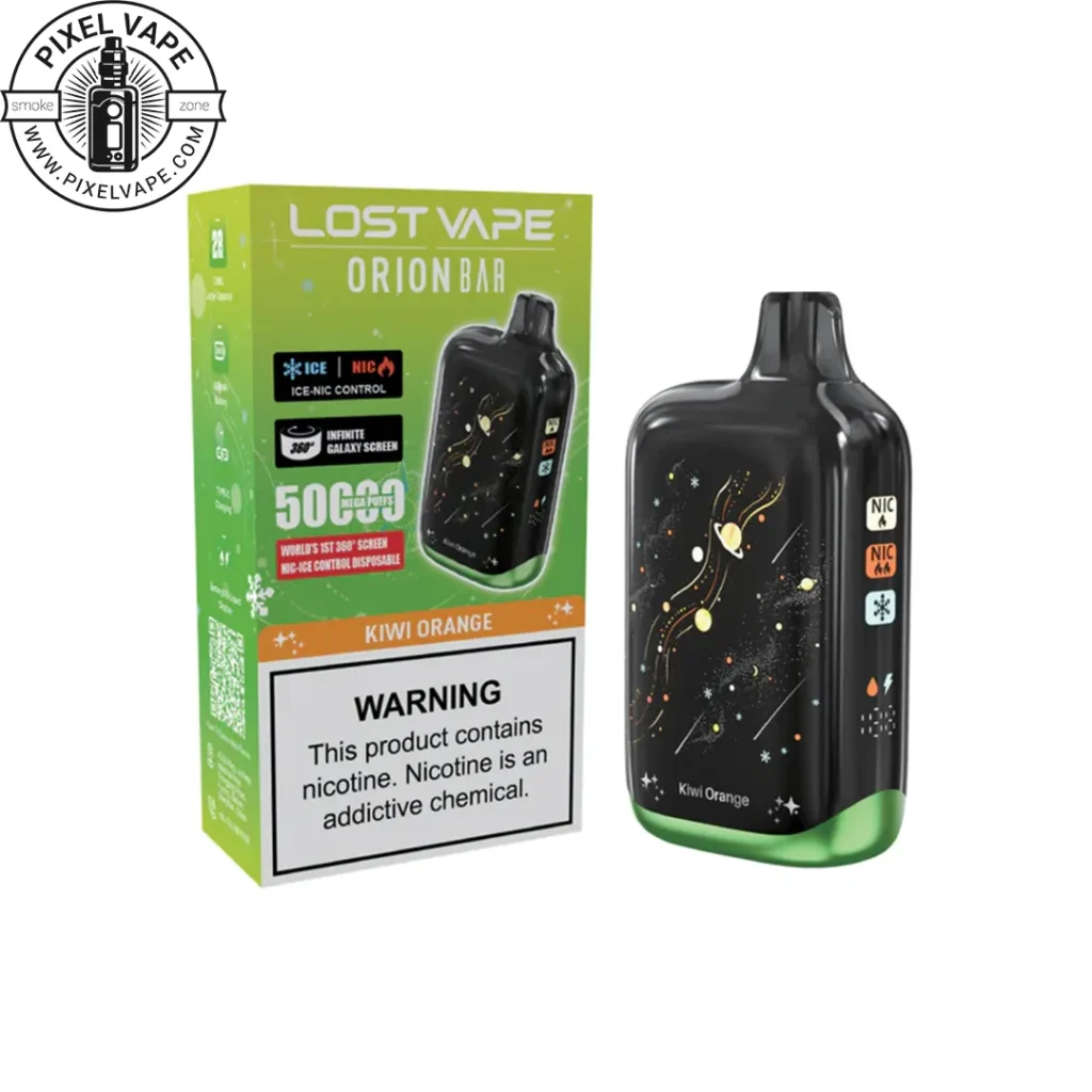 Lost Vape 50000 Puffs Kiwi Orange Pod - پاد یکبار مصرف لاست ویپ 50000 پاف کیوی پرتقال (قابل شارژ)