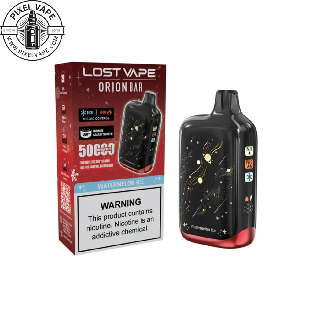 Lost Vape 50000 Puffs Watermelon Ice Pod - پاد یکبار مصرف لاست ویپ 50000 پاف هندوانه یخ (قابل شارژ)
