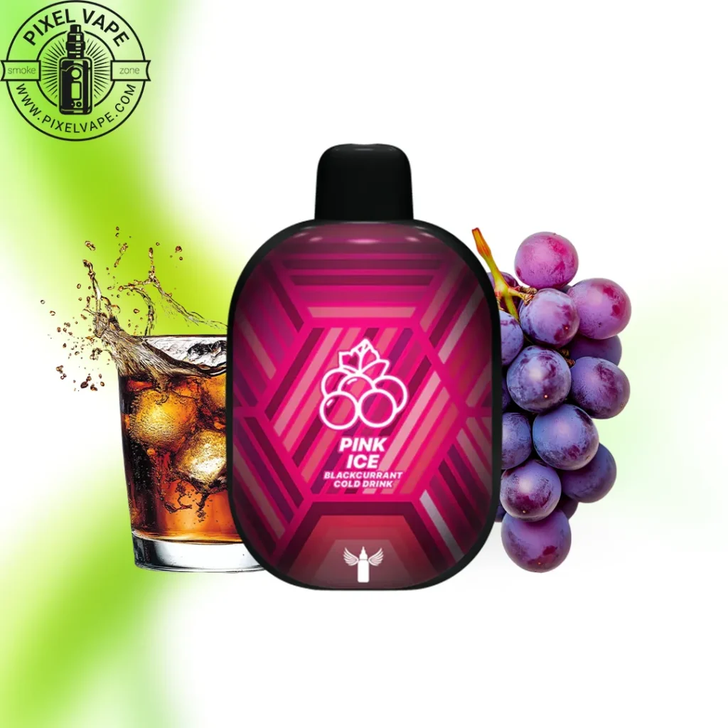 خرید پاد یکبار مصرف دکتر ویپز 10000 پاف انگور سیاه نوشابه یخ