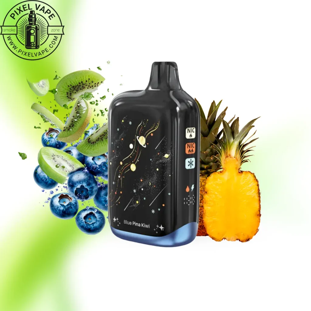 خرید پاد یکبار مصرف لاست ویپ 50000 پاف بلوبری آناناس کیوی