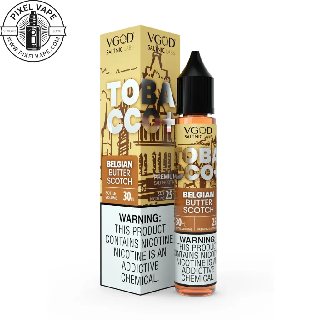 سالت توباکو پلاس کره بلژیکی ویگاد 25 میلی گرم نیکوتین، سالت توباکو پلاس تافی بلژیکی ویگاد