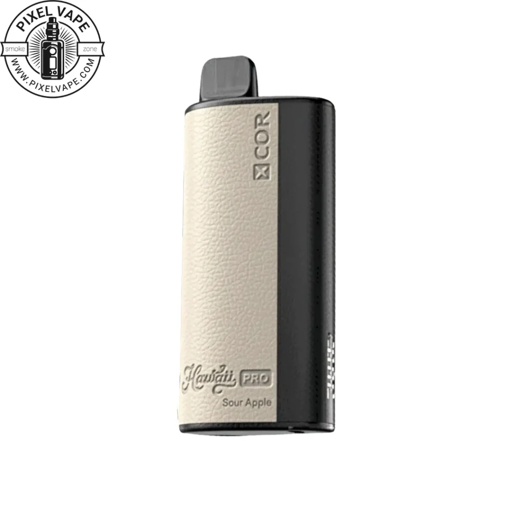 Xcor Hawaii Pro 23000 Puffs Sour Apple - پاد یکبار مصرف 23000 پاف ایکس کور هاوایی پرو سیب ترش، پاد یکبار مصرف ایکس کور 23000 پاف سیب ترش